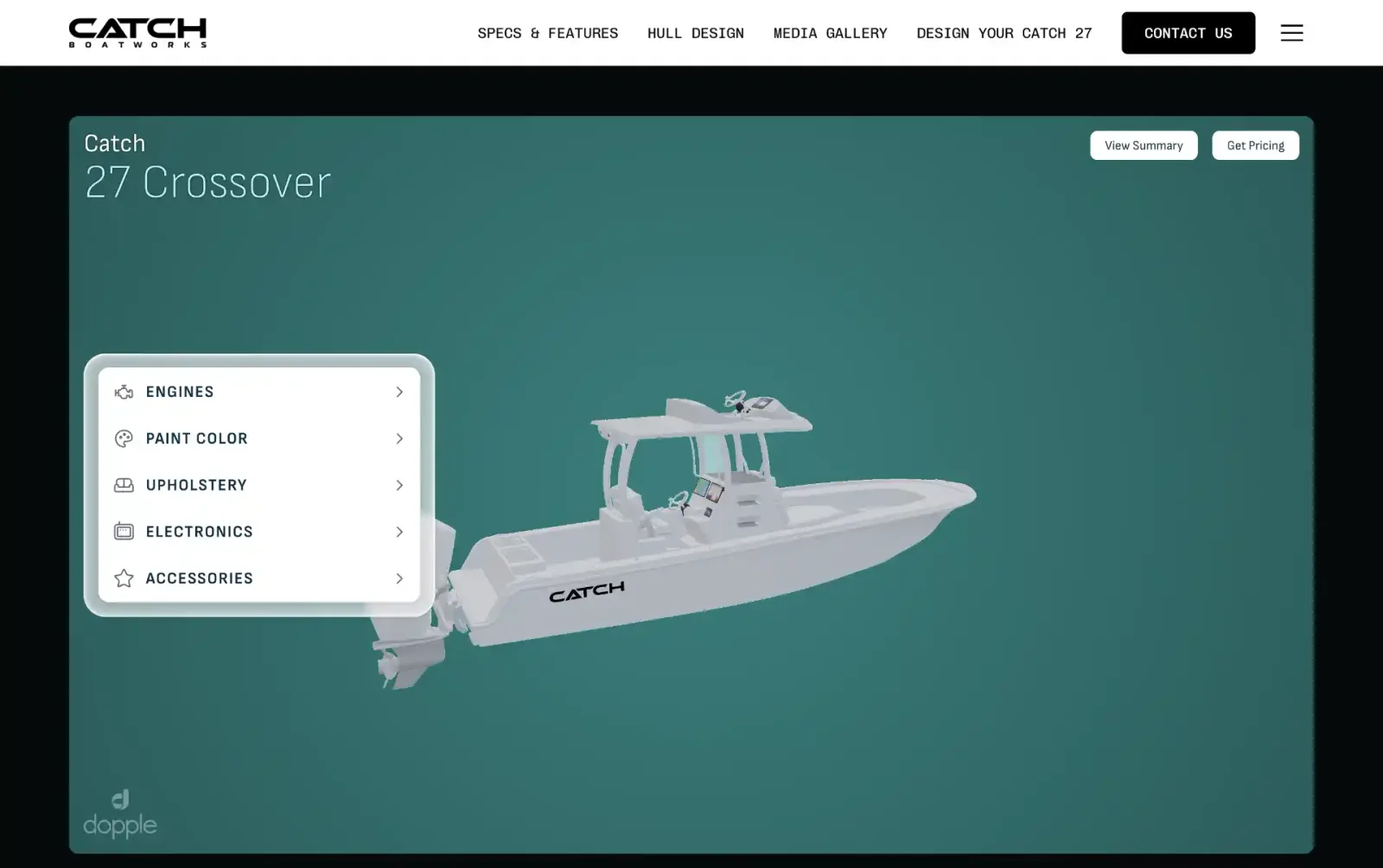 Catch Boatworks website page 2